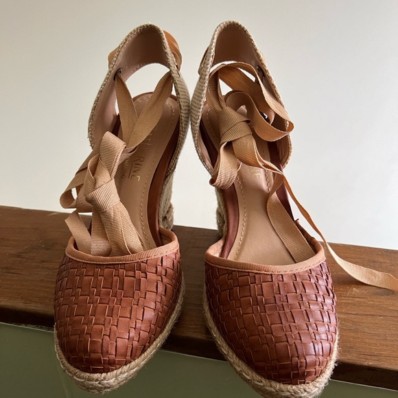 Catherine Malandrino Shoes - Ankle Tie Wedges